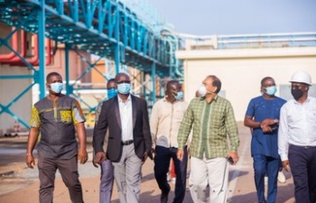 High Commissioner visited Thermal Power Station, Aboadze, Western Region on 09 September, 2020